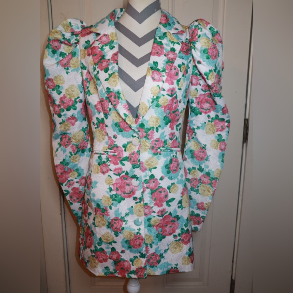 Jacquard Mini Blazer Dress SIZE M